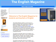Tablet Screenshot of english-magazine.com